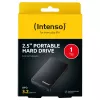 Disco duro portátil 1 TB reacondicionado, disco duro externo (negro)