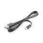 Cable USB HTC DC-U300 negro conector macho/conector macho