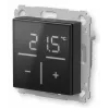 Termostato de pared de cristal Homematic IP con sensor de CO₂ — mecánico, negro, 230 V, IP20