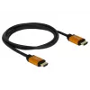 Cable HDMI DeLOCK 85728 1,5 m Type-A negro oro