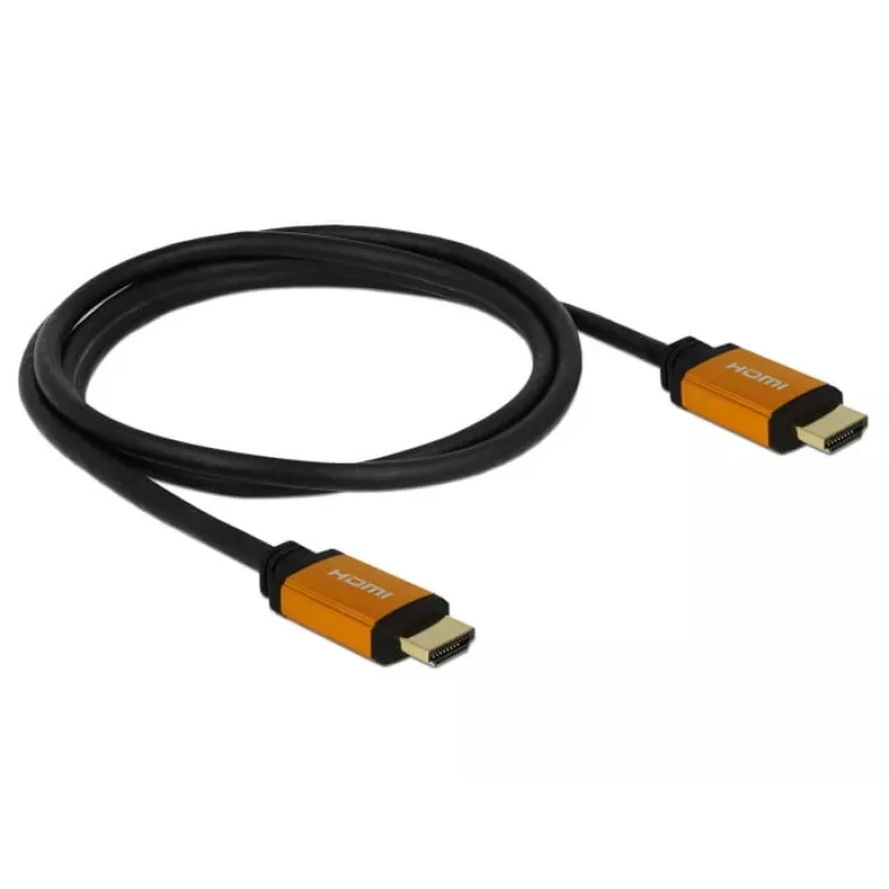 Cable HDMI DeLOCK 85728 1,5 m Type-A negro oro