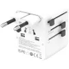 Adaptador de viaje 20W GaN Nomad 2xUSB-C + 1xA