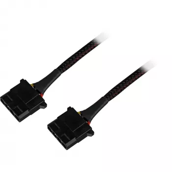 Adaptador de alimentación en Y SATA Sharkoon 4P Molex 0,15 m negro – Digital/Datos – Alimentación