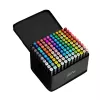 Set de rotuladores de alcohol Extralink 120 colores doble punta