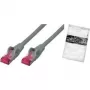 Cable de red ShiverPeaks BS75730-A 30m Cat6a S/FTP Gris