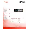 SSD M.2 NVMe Silicon Power P34A60 2 TB, PCIe 3.0 x4, lectura 2200 MB/s, escritura 1600 MB/s