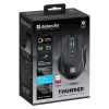 Ratón DEFENDER GM-213 THUNDER RF 1600dpi 8P NEGRO