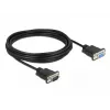 Cable serie DeLOCK 86598 negro 5m RS-232 Sub-D9
