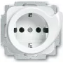 BUSCH JAEGER 2011-0-2605 - CEE 7/3 - 2P+E - Blanco - 250 V - 16 A - 71 mm