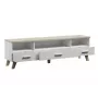 Soporte de TV Cama LOTTA 180cm blanco + roble sonoma