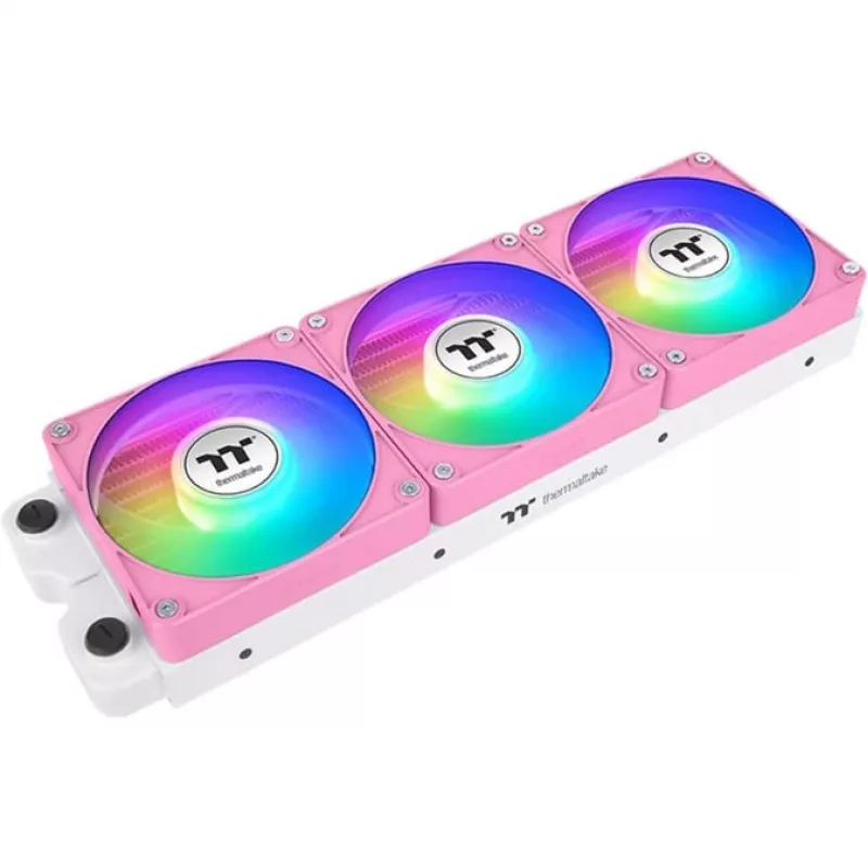 Ventilador THERMALTAKE CT140 EX Reverse ARGB Sync 140 mm, 500–1800 RPM, rosa, 3 unidades