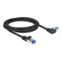 Cable de red DeLOCK RJ45 Cat.6A S/FTP 2 m negro