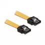 Cable SATA DeLOCK 82476 0,2 m amarillo