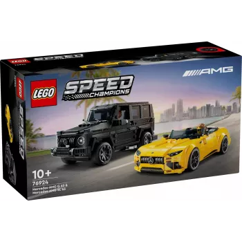 LEGO Speed Champions Mercedes-AMG G 63 y Mercedes-AMG SL 63 76924, Multi