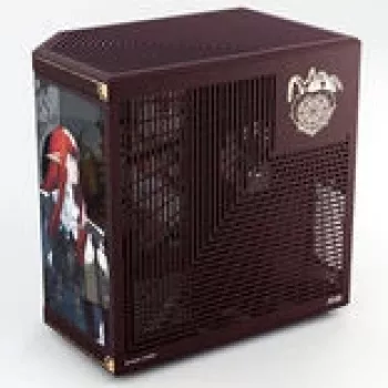 Caja de PC HYTE Y70 Metaphor ReFantazio (torre Midi, E-ATX, cristal templado, doble cámara, cable riser PCIe 4.0, blanco/multicolor)