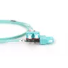 DIGITUS Professional - cable para patch panel - SC multimodo (M) a SC multimodo (M) - 2 m - fibra óptica - 50/125 micrómetros - OM3 - libre de halógenos - aguamarina