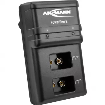 ANSMANN POWERline 2 - Cargador de baterías - 2x9V (5107043)