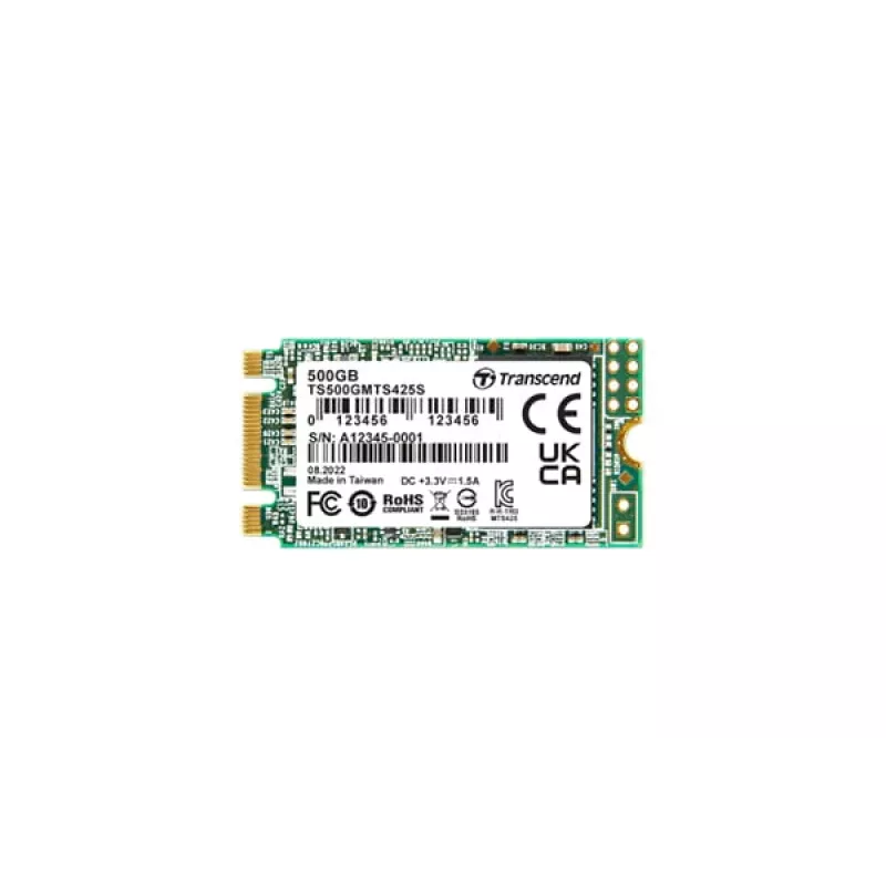 Unidad SSD Transcend 500 GB M.2 Serial ATA III TS500GMTS425S