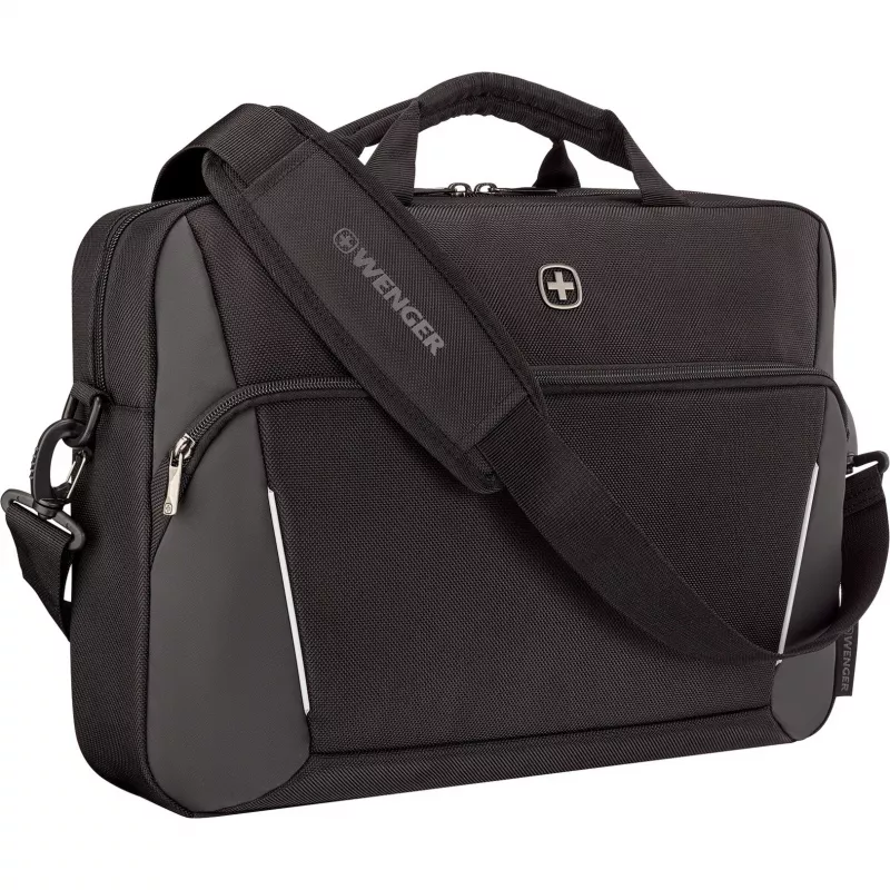 Maletín portátil Wenger XE Compact Brief 16 con compartimento para tablet, negro