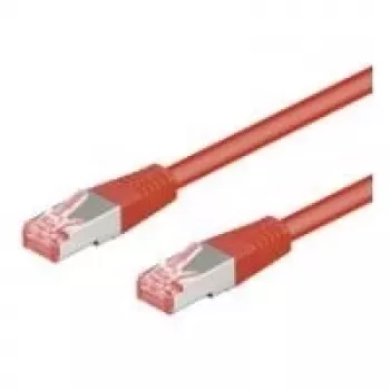 Wentronic Goobay cable de red CAT 6, S/FTP (PiMF), rojo, 15 m - LSZH libre de halógenos, cobre (68284)