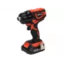 Atornillador eléctrico/llave de impacto Yato YT-82800 3000 rpm negro, opaco
