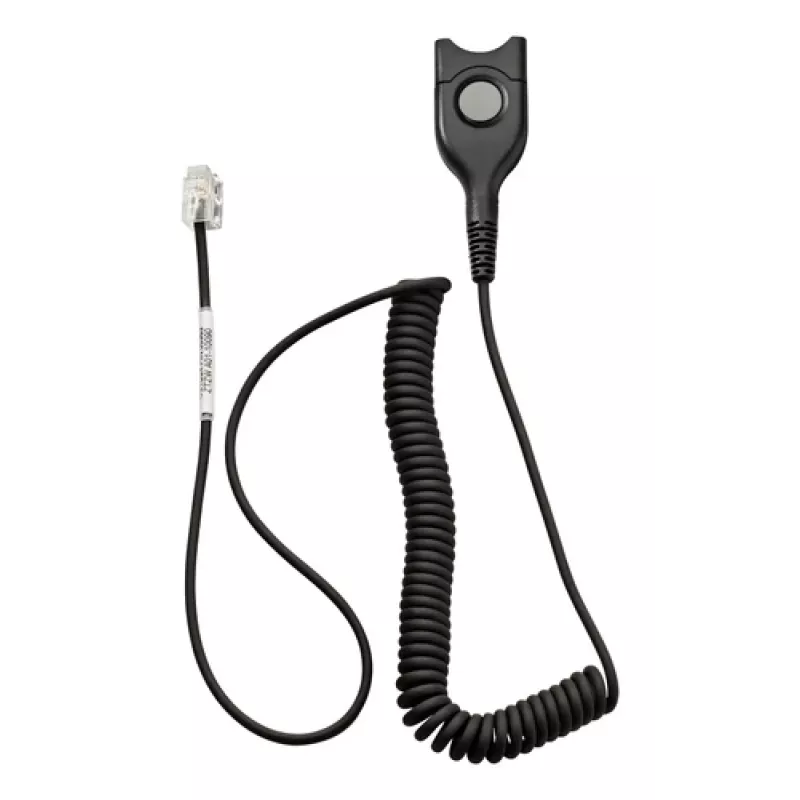EPOS CSTD 01 – cable para auriculares – EasyDisconnect a RJ-9 macho – cable inferior estándar (1000836)