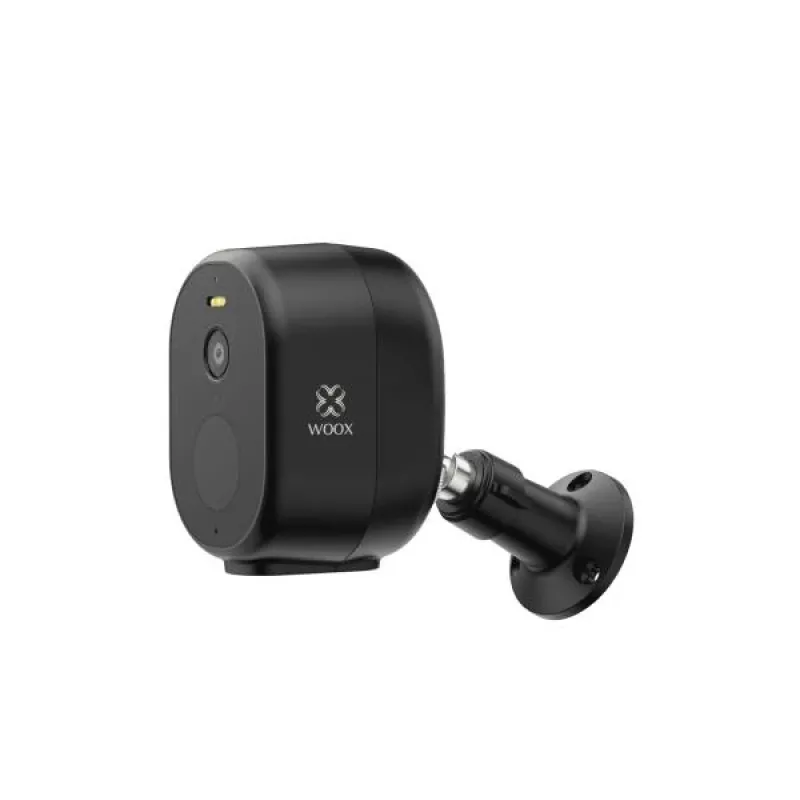 Woox Cámara inteligente Wi-Fi para exteriores con batería solar, 4MP 2K, batería recargable 5200mAh, TUYA, WOOX