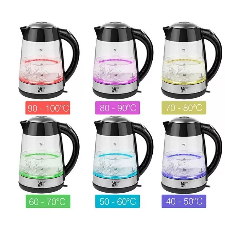 Hervidor de agua Lafe LAFCZA46806, 2200 W, 1,7 l, negro