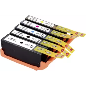 Renkforce pack combinado de tinta compatible sustituto de Canon PGI-580 PGBK + CLI-581 BKCMY (2078C005) negro, negro fotográfico, cian, magenta, amarillo (RF-5628792)