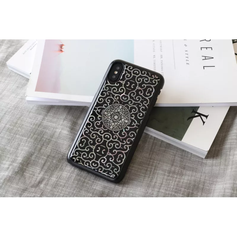 Funda para smartphone iKins para iPhone XS / XS S Liana — negro