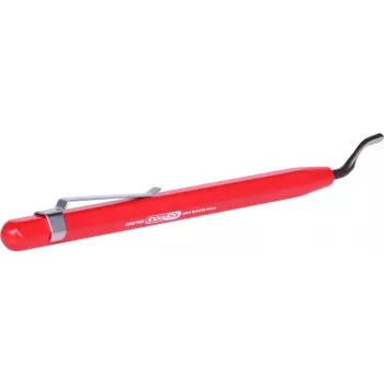 Herramienta desbarbadora ks tools 205.2020, desbarbador manual universal 140 x 21 mm