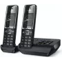Teléfono analógico/DECT Gigaset COMFORT 550A con identificación de llamadas negro