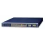 PLANET GS-4210-24P4C - Switch - gestionado - 24 x 10/100/1000 (PoE+) + 4 x Combo Gigabit-SFP - sobremesa, montaje en rack - PoE+ (220 W) (GS-4210-24P4C)