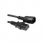 Bachmann 356.120 cable de alimentación, de IEC C14 a C13, 1 m, negro