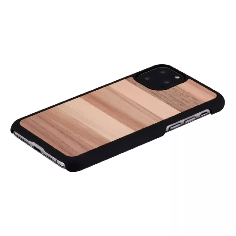 Funda de smartphone man and wood para iPhone 11 Pro – color negro arena, funda protectora