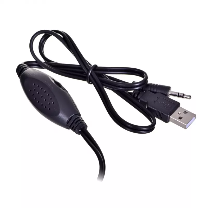 Altavoces ESPERANZA EP122 2.0 de sobremesa con cable, 2×6 W RMS, carcasa de madera, control de volumen giratorio, 60–20000 Hz