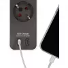 Alargador de corriente Brennenstuhl 1153240126 1,5 m 4 salidas AC para interior negro blanco