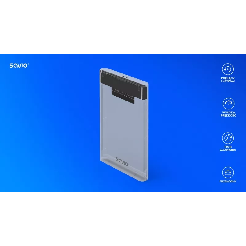 Carcasa para HDD/SSD Savio AK-66