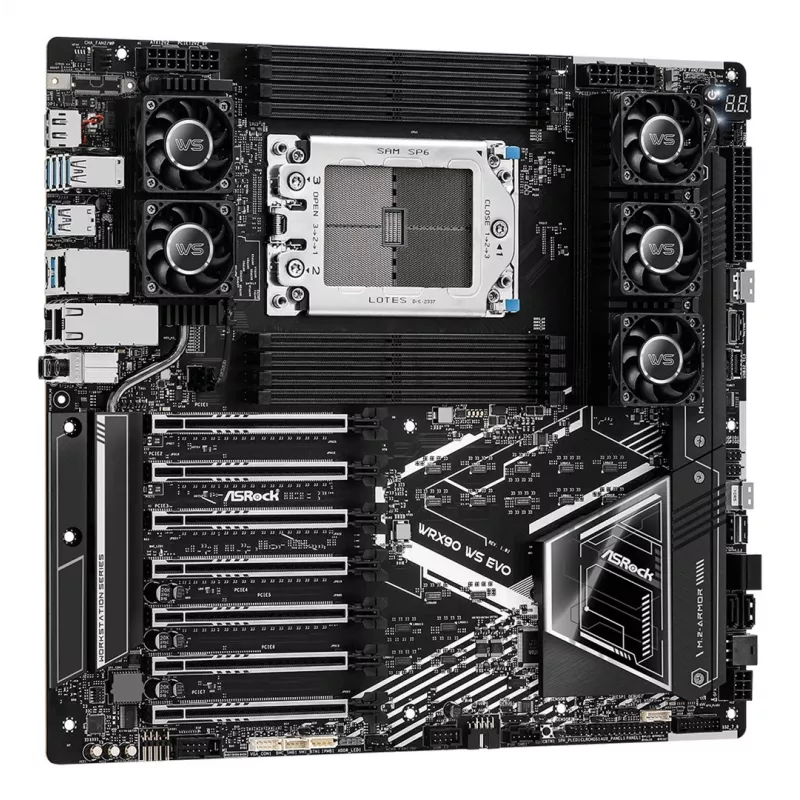Placa base ASRock WRX90 WS EVO AMD WRX90 Socket sTR5 EEB