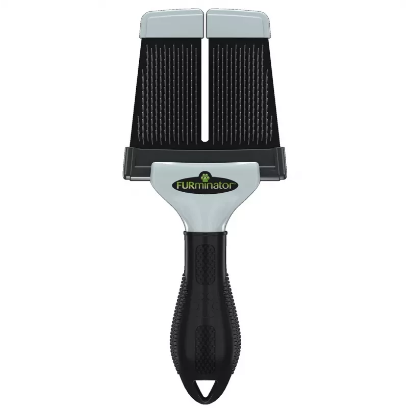 FURminator - cepillo de cardado para perros y gatos - L