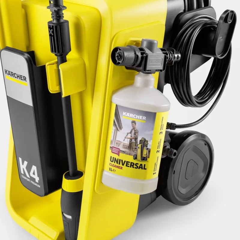Hidrolimpiadora Kärcher K 4 Comfort Premium vertical eléctrica 420 l/h amarillo