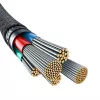Cable USB-C a iP Baseus Unbreakable 2 m 20 W negro