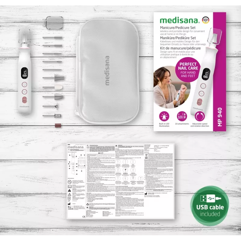 Aparato de manicura/pedicura Medisana MP 940