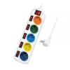 Regleta de alimentación LogiLink LPS258 1,5 m 5 tomas AC interior blanco