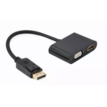 Cable DisplayPort Gembird A-DPM-HDMIFVGAF-01 0,1 m negro
