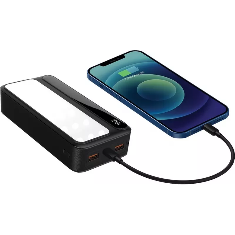 Batería externa portátil P20 LCDPD LAMP 20000mAh