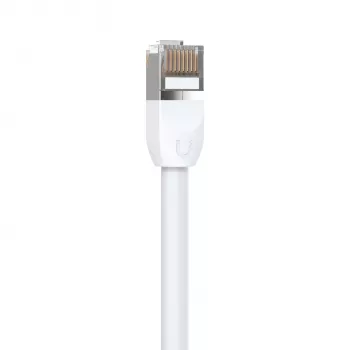 Cable de red UBIQUITI UACC-CABLE-PATCH-OUTDOOR-1M-W Cat5e RJ-45 a RJ-45, 1 m, blanco, S/UTP, cubierta TPE
