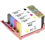 Renkforce Pack combinado de tinta compatible que reemplaza a HP 912 (6ZC74AE) Negro, Cian, Magenta, Amarillo RF-I-HP912BKCMY4PK RF-5718852 (RF-5718852)