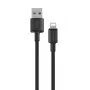 Cable USB-A a Lightning Orsen S9L 1 m 2,1A — negro