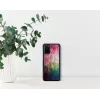 Funda para móvil iKins para Samsung Galaxy S20+ — diseño de flores acuáticas, negro